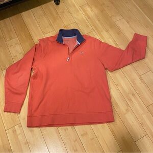 EUC • Vineyard Vines • relaxed shep sweater • coral • M
